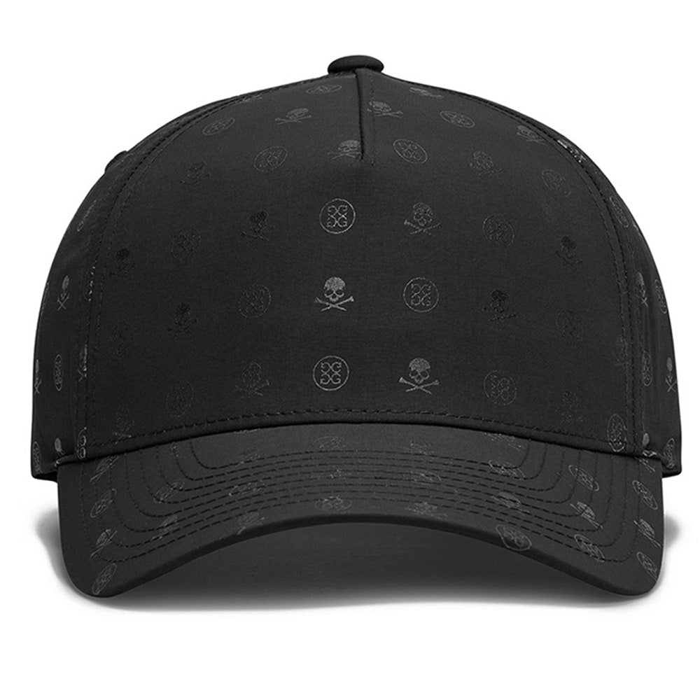 G/FORE Golf Cap - Tonal Skull & Tees Low Profile - Onyx AW26
