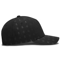G/FORE Golf Cap - Tonal Skull & Tees Low Profile - Onyx AW26
