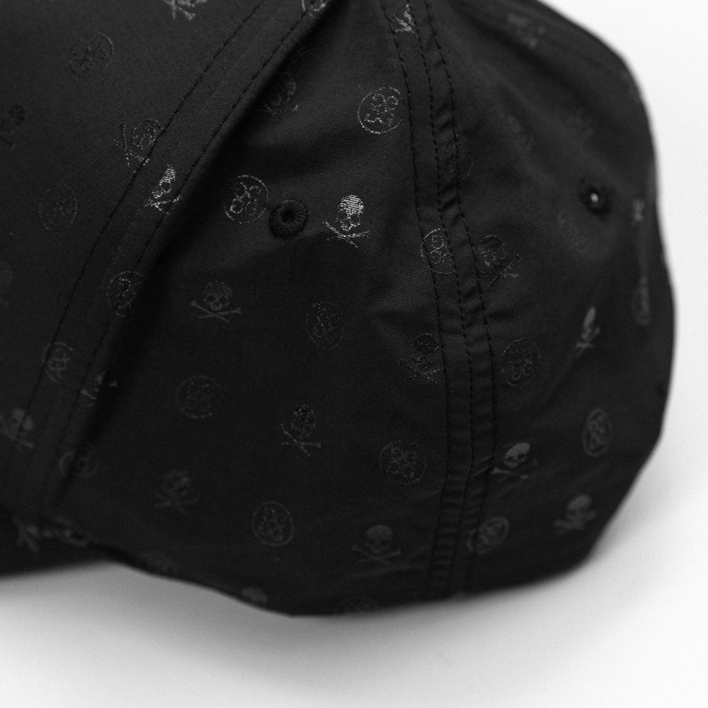 G/FORE Golf Cap - Tonal Skull & Tees Low Profile - Onyx AW26