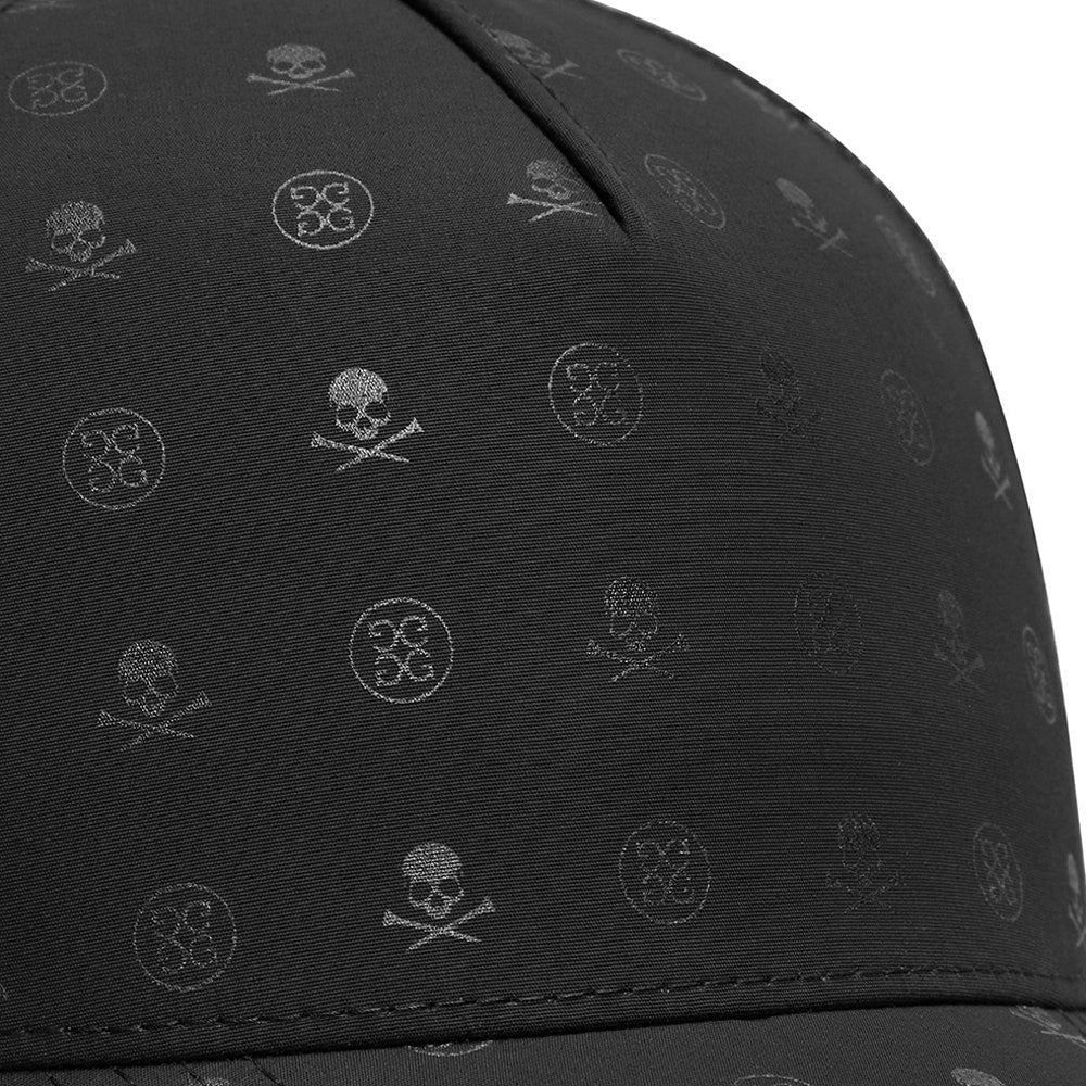 G/FORE Golf Cap - Tonal Skull & Tees Low Profile - Onyx AW26