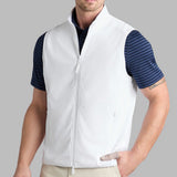 G/FORE Golf Gilet - Tech Terry FZ Vest - Snow SS26