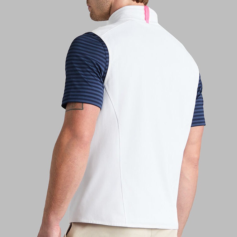 G/FORE Golf Gilet - Tech Terry FZ Vest - Snow SS26
