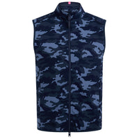G/FORE Golf Gilet - Tech Terry FZ Vest - Twilight Camo SS26
