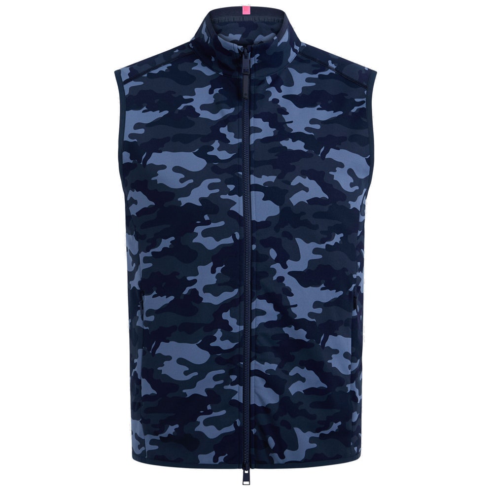 G/FORE Golf Gilet - Tech Terry FZ Vest - Twilight Camo SS26