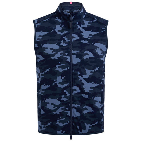 G/FORE Golf Gilet - Tech Terry FZ Vest - Twilight Camo SS26