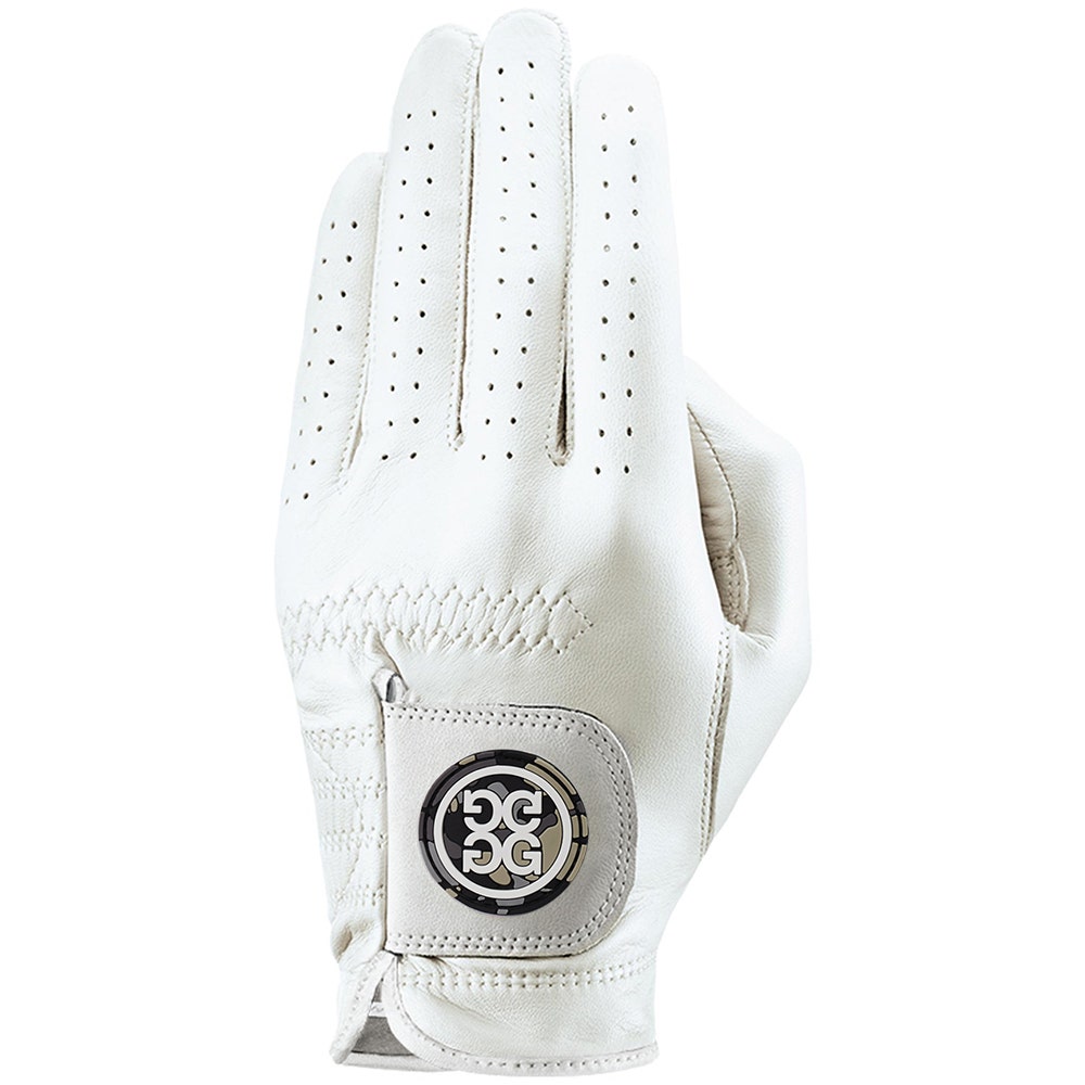 G/FORE Golf Glove - Camo Patch - Snow - Onyx 2025