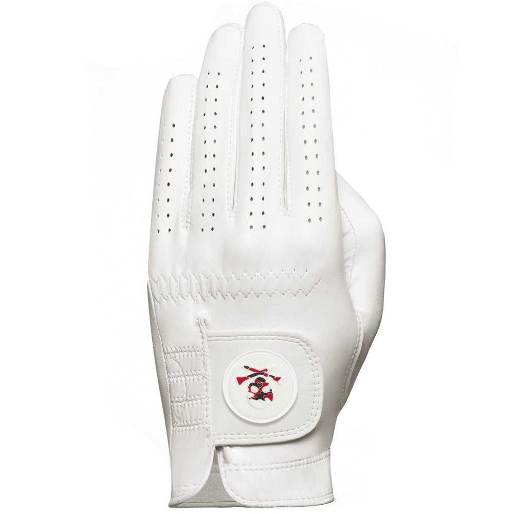 G/FORE Golf Glove - Signature Leather - Ruby Skull & Tees AW26