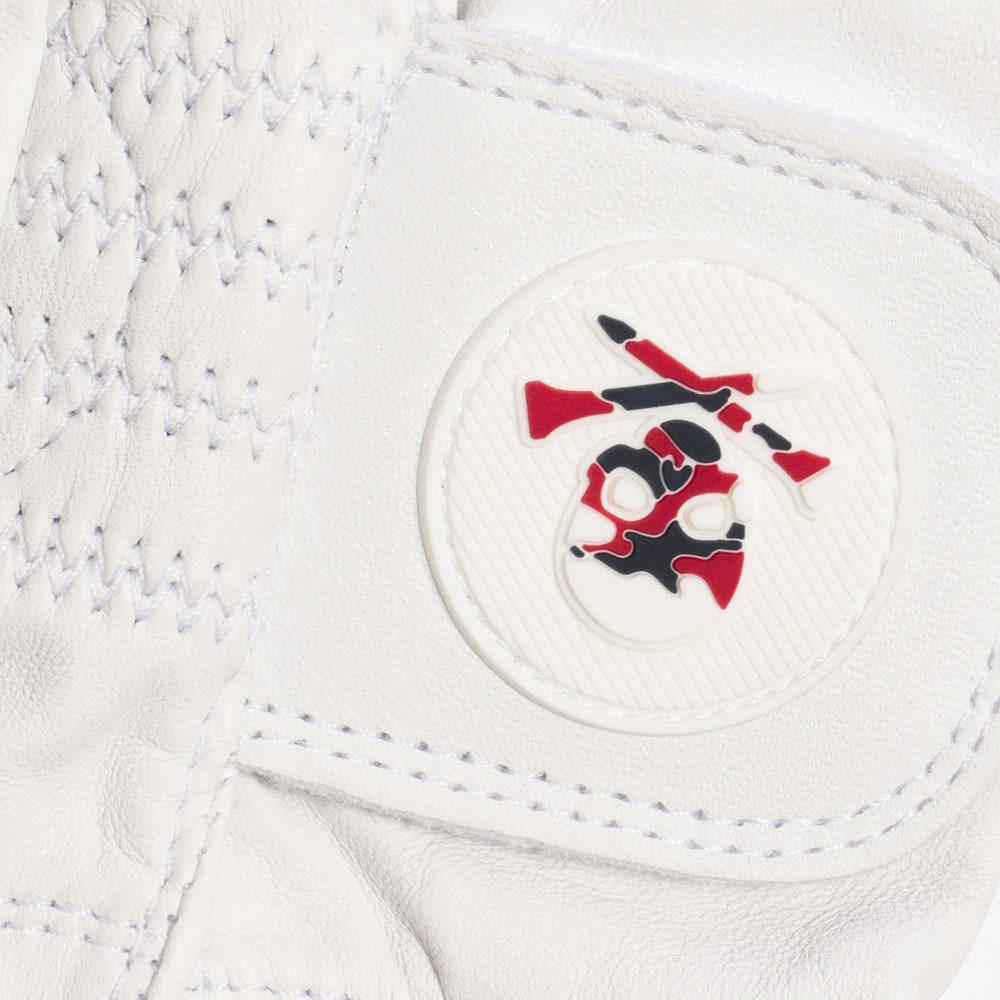 G/FORE Golf Glove - Signature Leather - Ruby Skull & Tees AW26