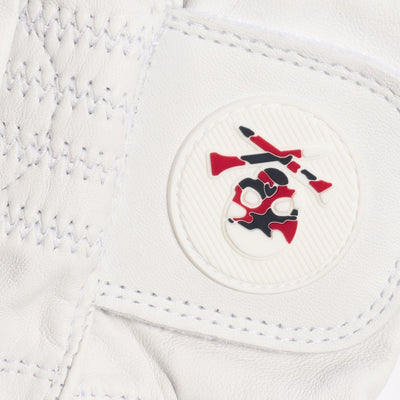 G/FORE Golf Glove - Signature Leather - Ruby Skull & Tees AW26