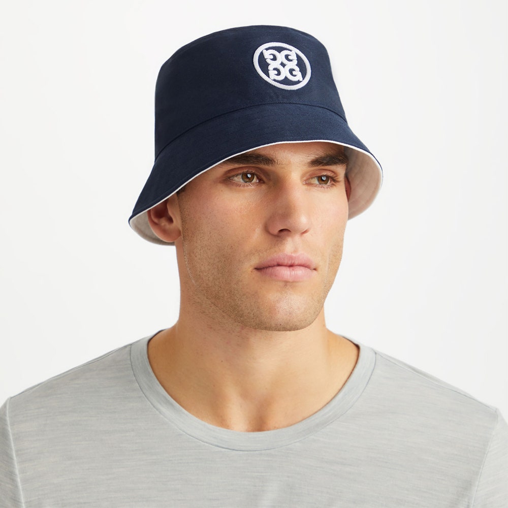 G/FORE Golf Hat - Reversible Bucket - Snow - Twilight SS25
