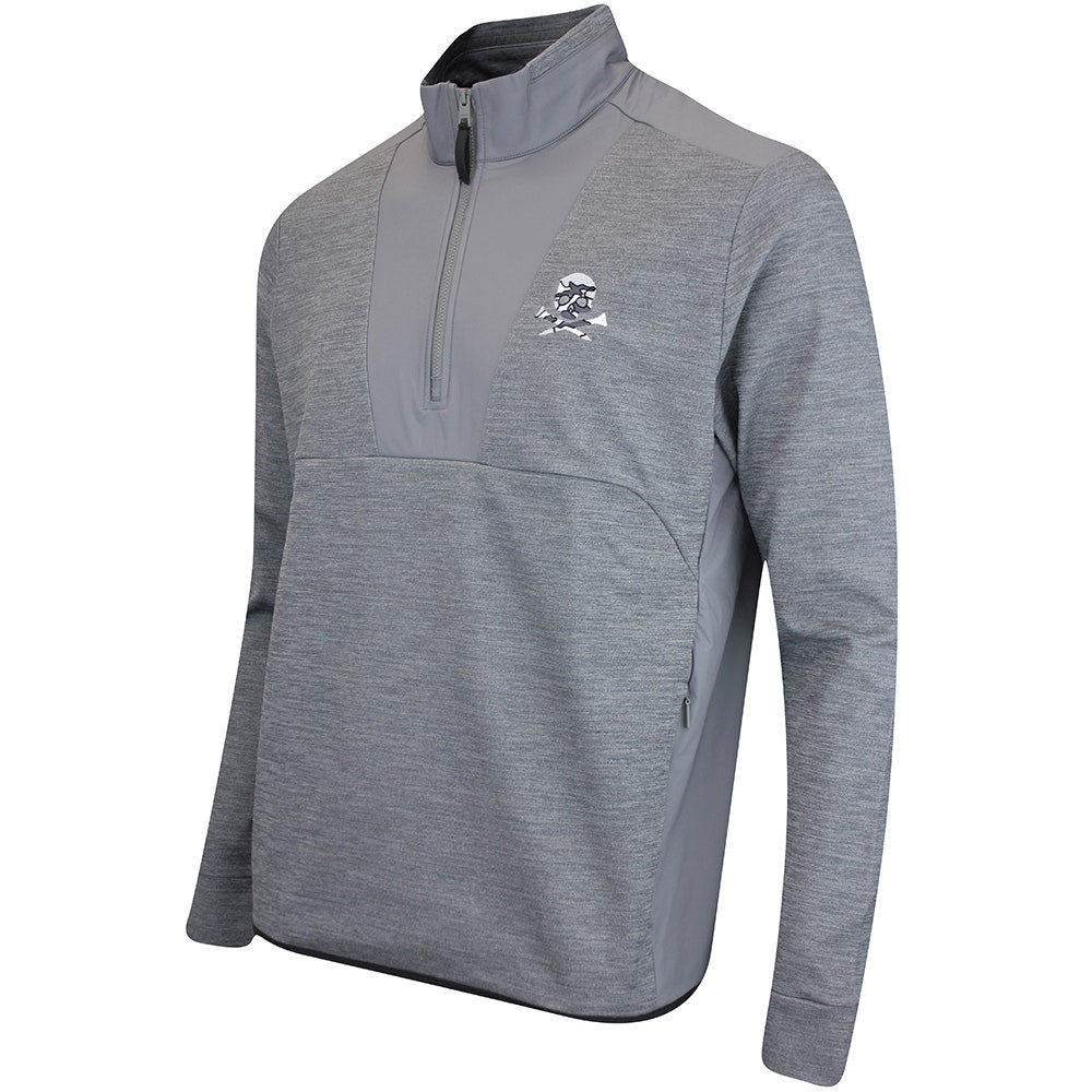 G/FORE Golf Jacket - Camo Skull & Tee's QZ - Charcoal Mel. FA25