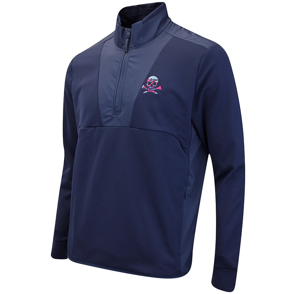 G/FORE Golf Jacket - Camo Skull & Tee's QZ - Twilight FA25