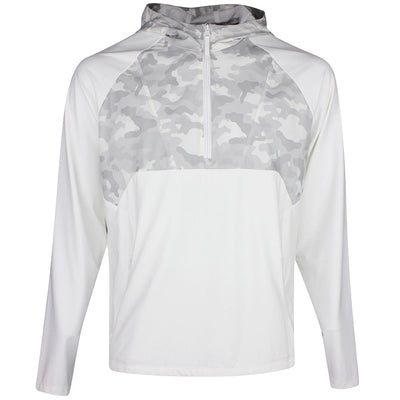 G/FORE Golf Jacket - Hybrid QZ Hoodie - Snow SS26