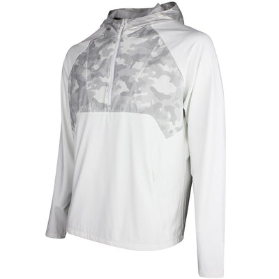 G/FORE Golf Jacket - Hybrid QZ Hoodie - Snow SS26
