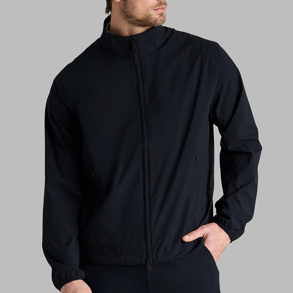 G/FORE Golf Jacket - Parachute Windbreaker FZ - Onyx FA25