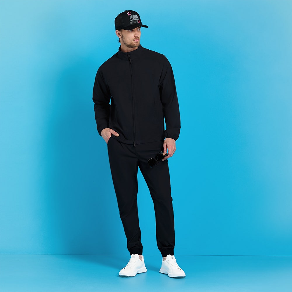 G/FORE Golf Jacket - Parachute Windbreaker FZ - Onyx FA25