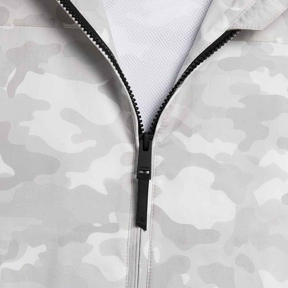 G/FORE Golf Jacket - Parachute Windbreaker FZ - Snow Camo FA25