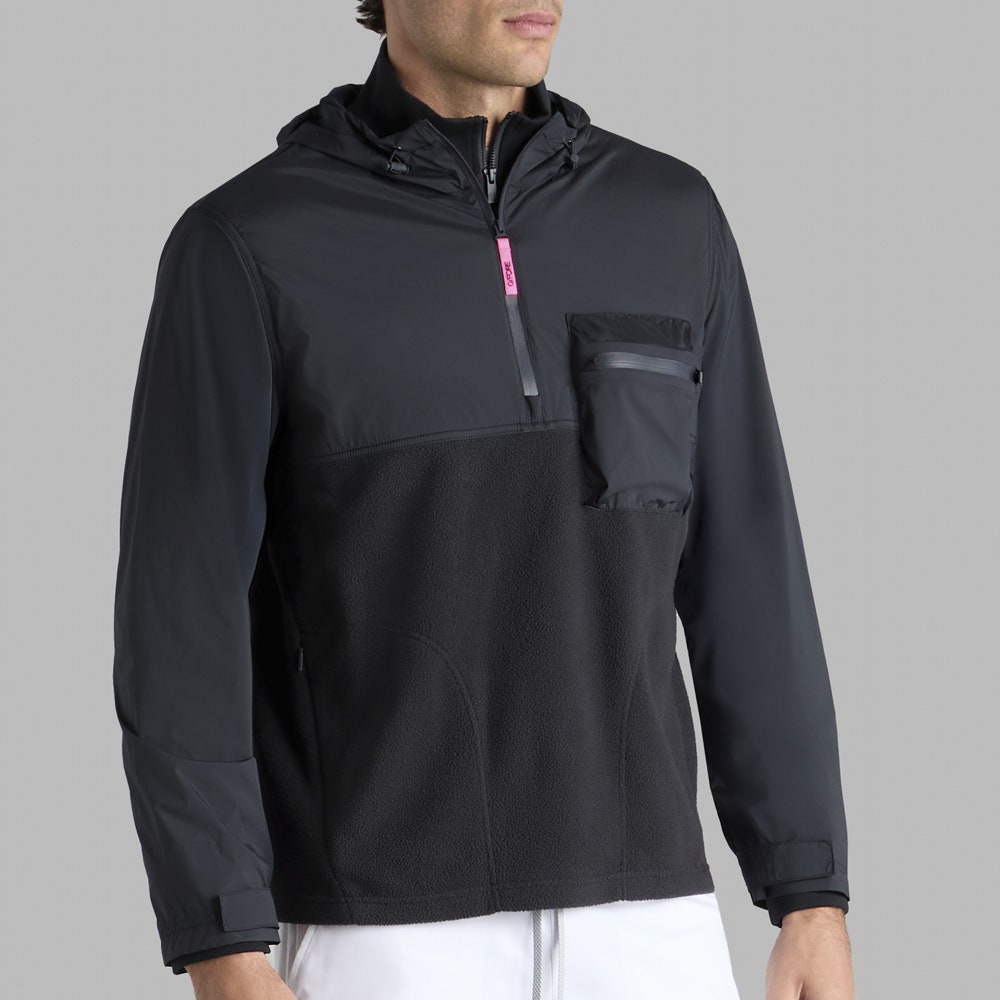 G/FORE Golf Jacket - Tech Sherpa Hoodie - Onyx SS26