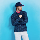 G/FORE Golf Jumper - Brushback Tech Terry Hoodie - Twilight Camo SS26