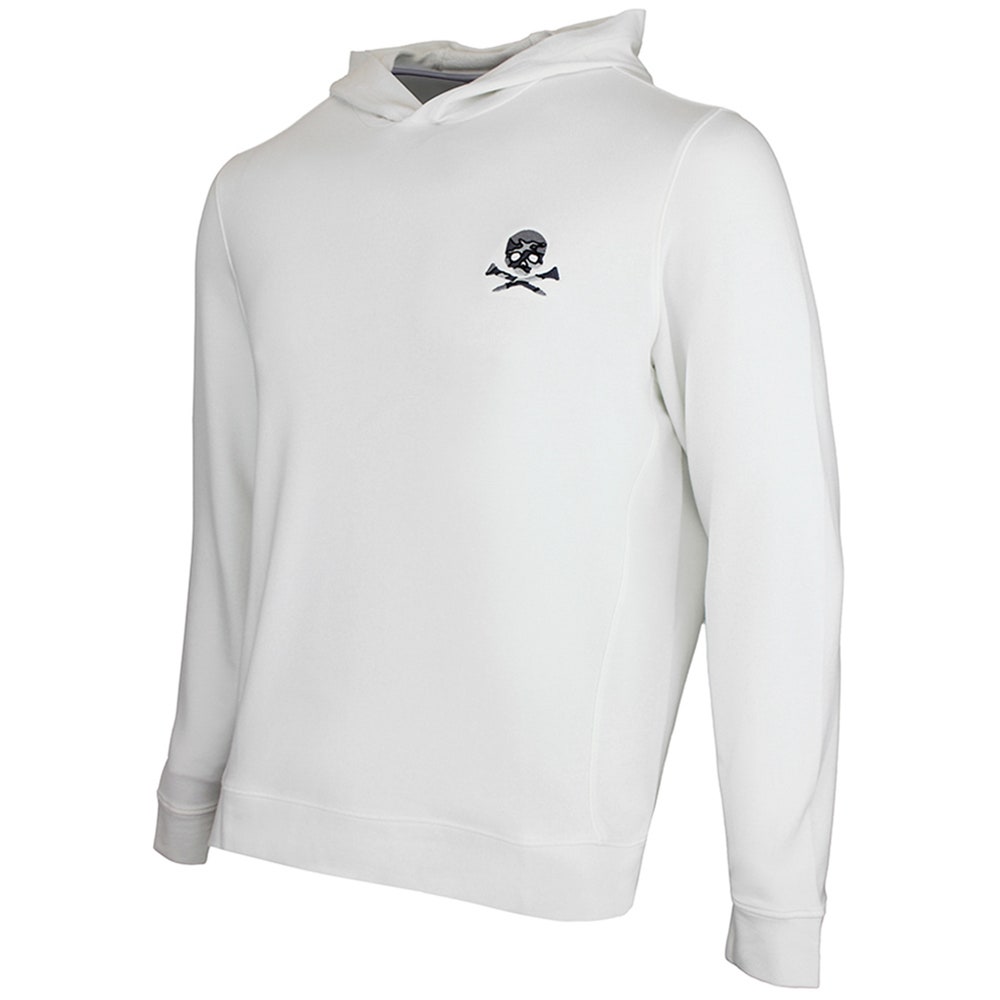 G/FORE Golf Jumper - Camo Skull & Tees All Play Hoodie - Snow SS26