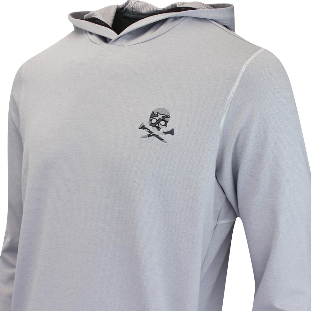 G/FORE Golf Jumper - Camo Skull & Tee's Brushback Hoodie - Grey FA25