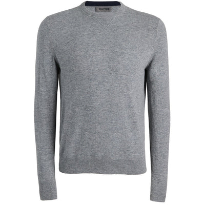 G/FORE Golf Jumper - Cashmere Crew Neck - Nimbus Melange SS26