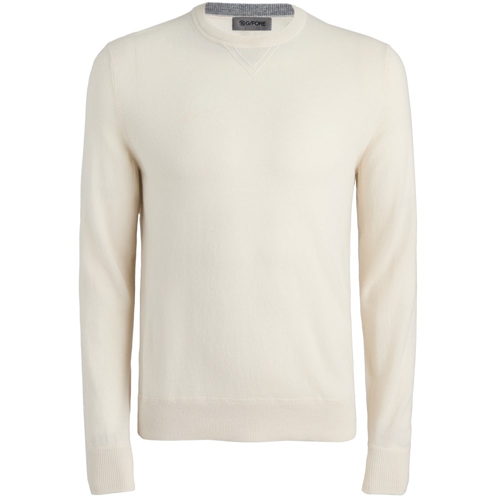 G/FORE Golf Jumper - Cashmere Crew Neck - Pumice SS26