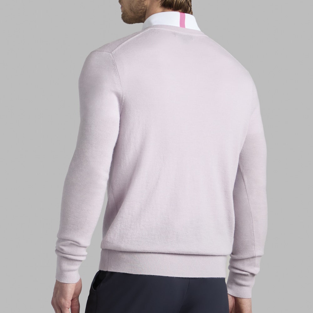 G/FORE Golf Jumper - Cashmere V Neck - Lilac SS26
