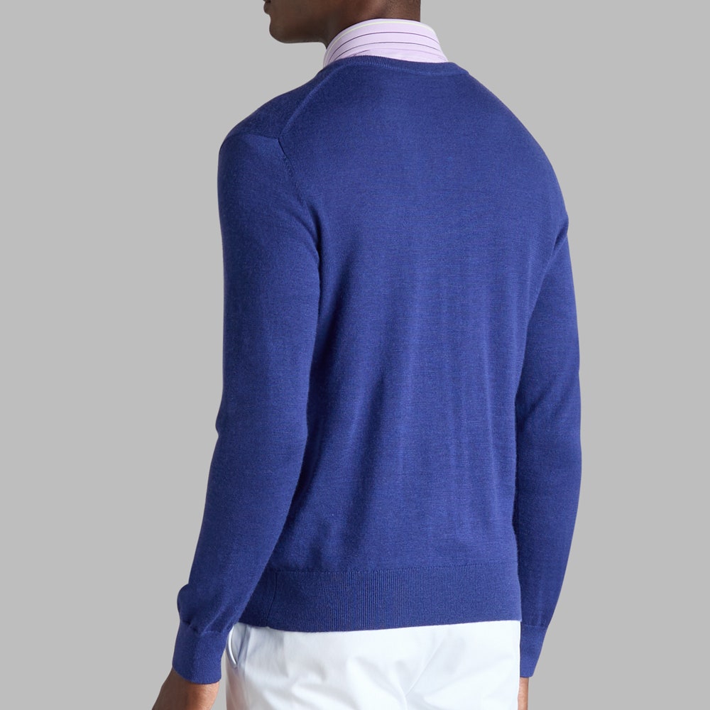G/FORE Golf Jumper - Cashmere V Neck - Wisteria SS26