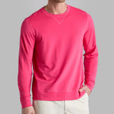 G/FORE Golf Jumper - Performance Pique Crew Neck - Framboise SS25