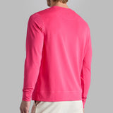 G/FORE Golf Jumper - Performance Pique Crew Neck - Framboise SS25