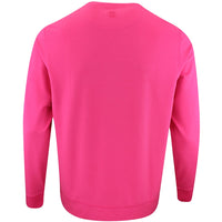 G/FORE Golf Jumper - Performance Pique Crew Neck - Framboise SS25