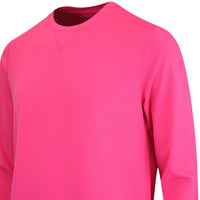 G/FORE Golf Jumper - Performance Pique Crew Neck - Framboise SS25