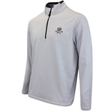 G/FORE Golf Pullover - Camo Skull & Tee's Brushback QZ - Lt. Grey FA25
