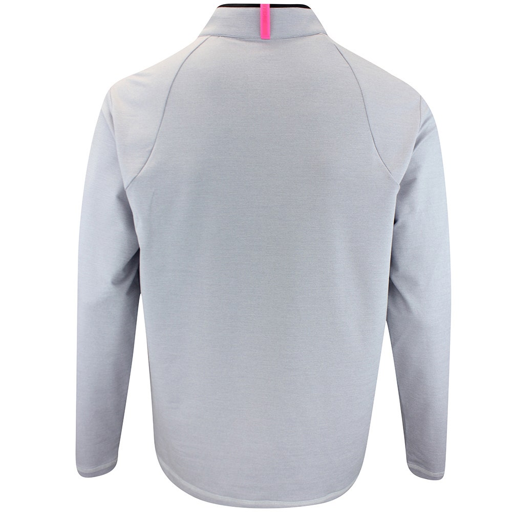 G/FORE Golf Pullover - Camo Skull & Tee's Brushback QZ - Lt. Grey FA25