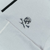 G/FORE Golf Pullover - Camo Skull & Tee's Brushback QZ - Lt. Grey FA25
