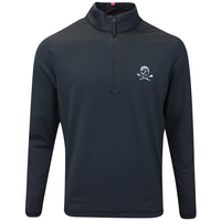 G/FORE Golf Pullover - Camo Skull & Tee's Brushback QZ - Onyx FA25