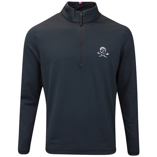 G/FORE Golf Pullover - Camo Skull & Tee's Brushback QZ - Onyx FA25
