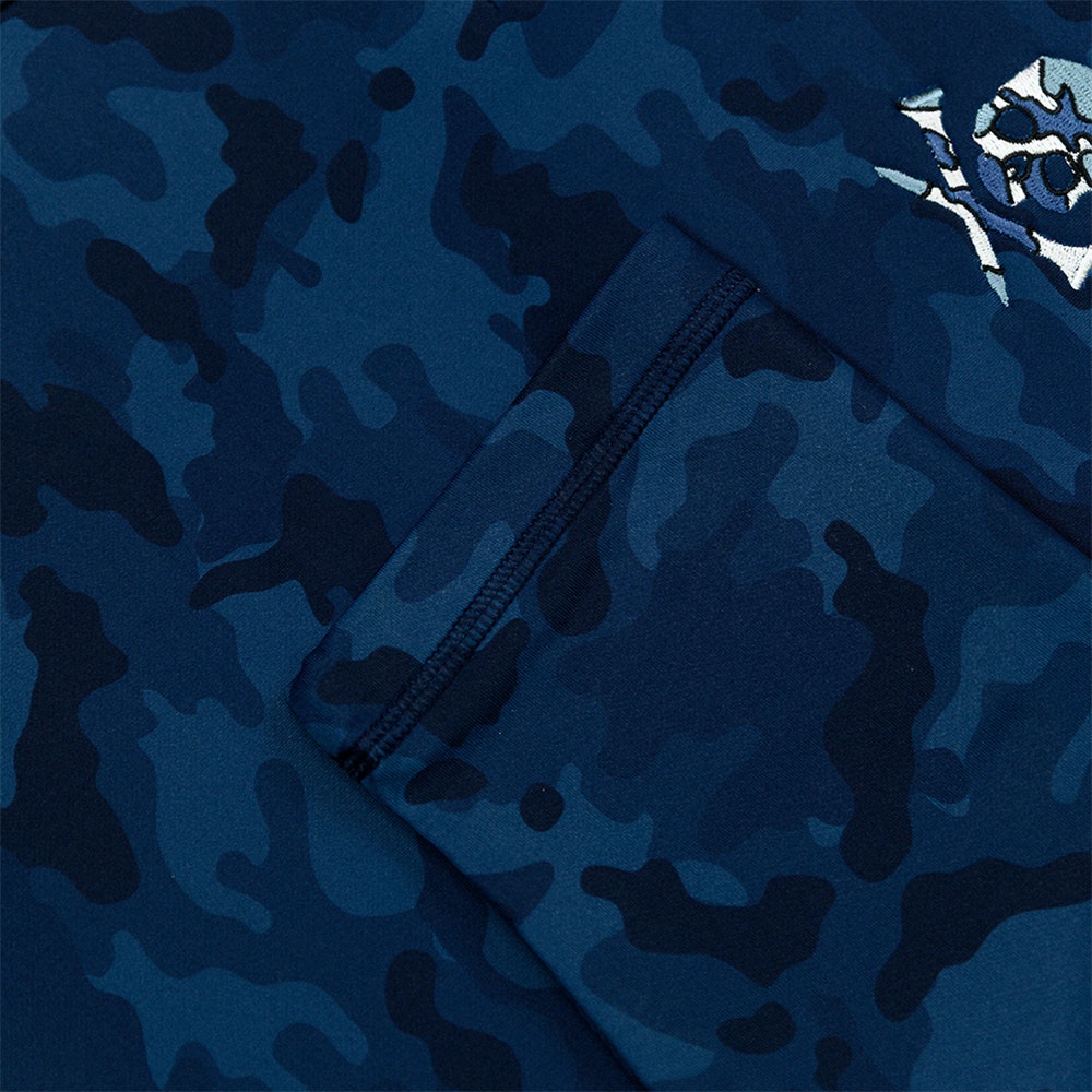 G/FORE Golf Pullover - Camo Skull & Tee's Brushback QZ - Twilight FA25