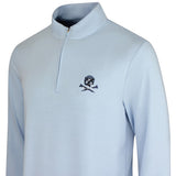 G/FORE Golf Pullover - Camo Skull & Tees Lux QZ - Baja SS26