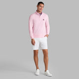G/FORE Golf Pullover - Camo Skull & Tees Lux QZ - Blush SS26