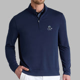 G/FORE Golf Pullover - Camo Skull & Tees Lux QZ - Twilight SS26
