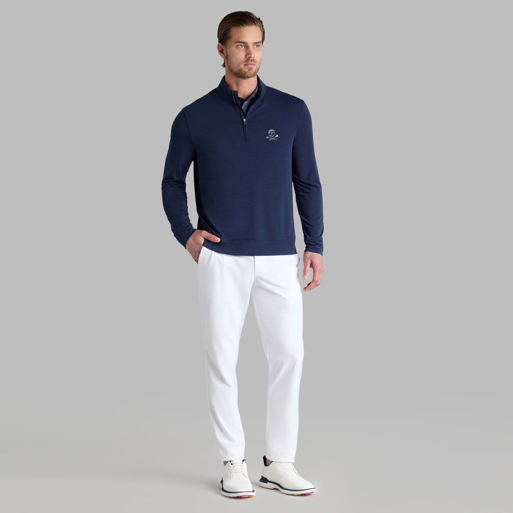G/FORE Golf Pullover - Camo Skull & Tees Lux QZ - Twilight SS26