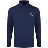 G/FORE Golf Pullover - Camo Skull & Tees Lux QZ - Twilight SS26