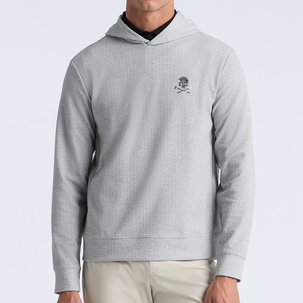 G/FORE Golf Pullover - Camo Skull & Tees Pebble Hoodie - Nimbus AW26