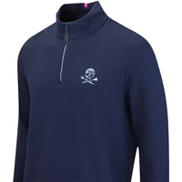G/FORE Golf Pullover - Camo Skull & Tee's Waffle Knit QZ - Twlt FA25