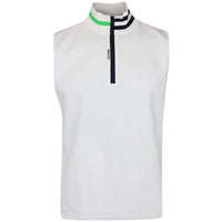 G/FORE Golf Pullover - Double Knit Pique QZ Vest - Snow SS25