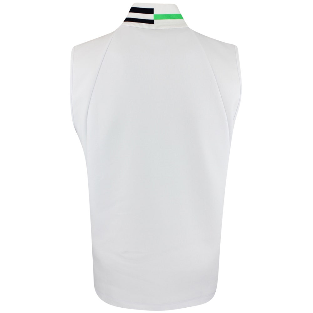 G/FORE Golf Pullover - Double Knit Pique QZ Vest - Snow SS25