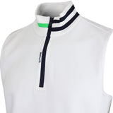 G/FORE Golf Pullover - Double Knit Pique QZ Vest - Snow SS25