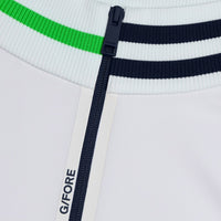G/FORE Golf Pullover - Double Knit Pique QZ Vest - Snow SS25